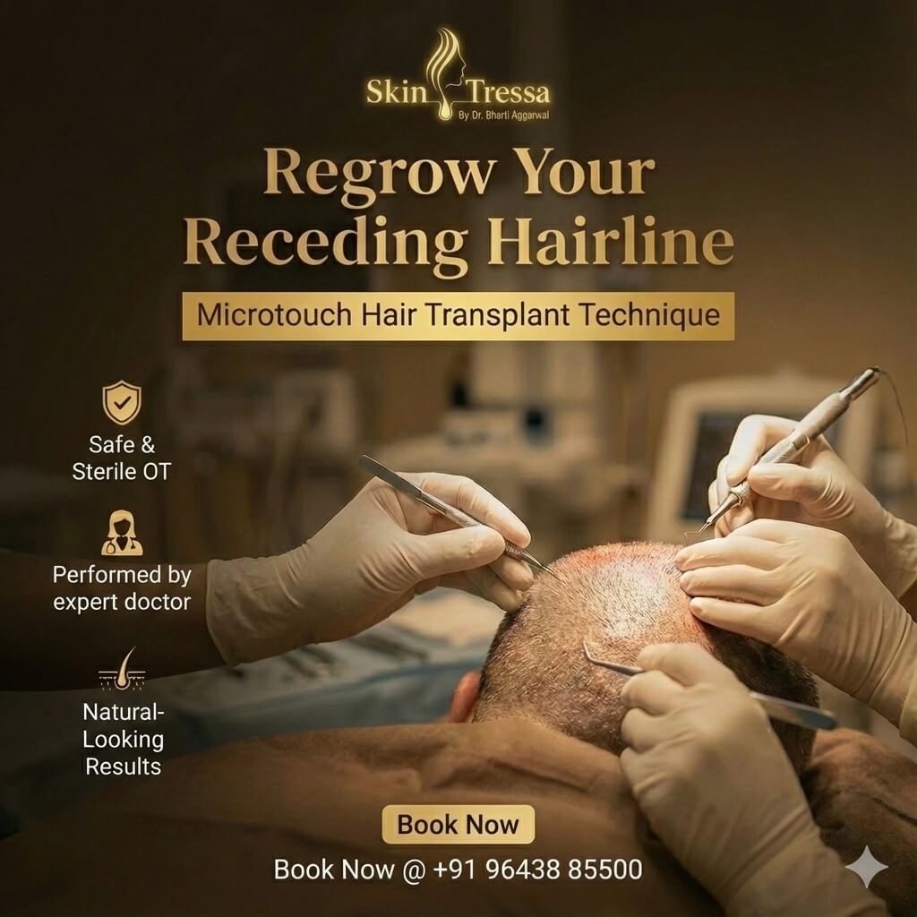 Regrow Your Receding Hairline with Our Exclusive Offer at Skintressa
